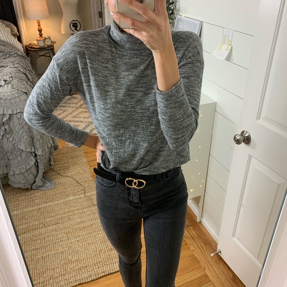 Zara Sweaters - Zara Trafaluc Marled Knit Turtleneck